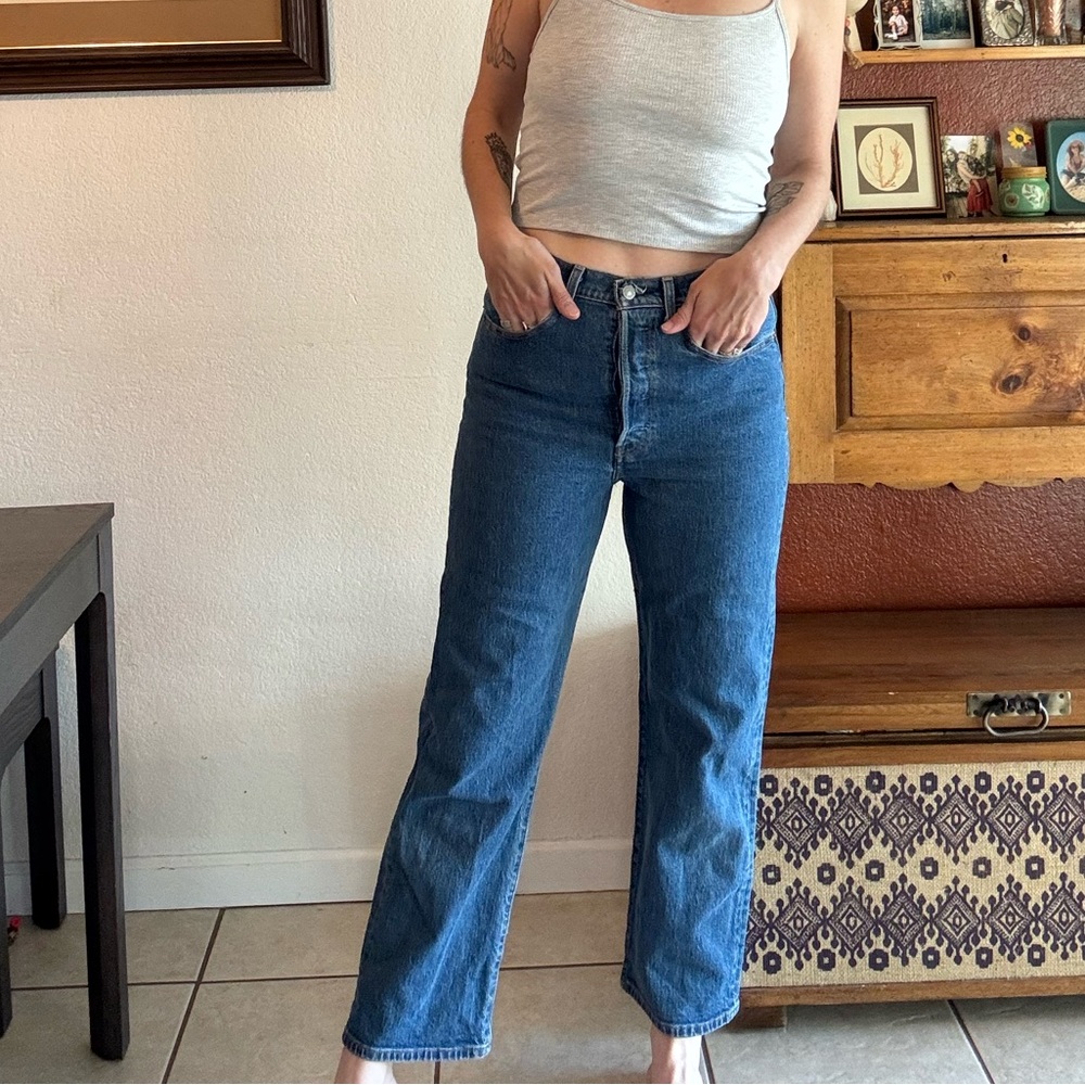 Ribcage Straight Denim Jeans